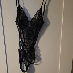 Black Lace Teddy Chemise